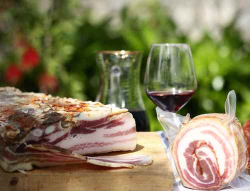 Pancetta tesa 450 gr | HomeSweetShop