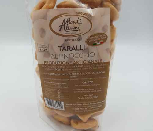 Taralli al Finocchio 250 g | HomeSweetShop
